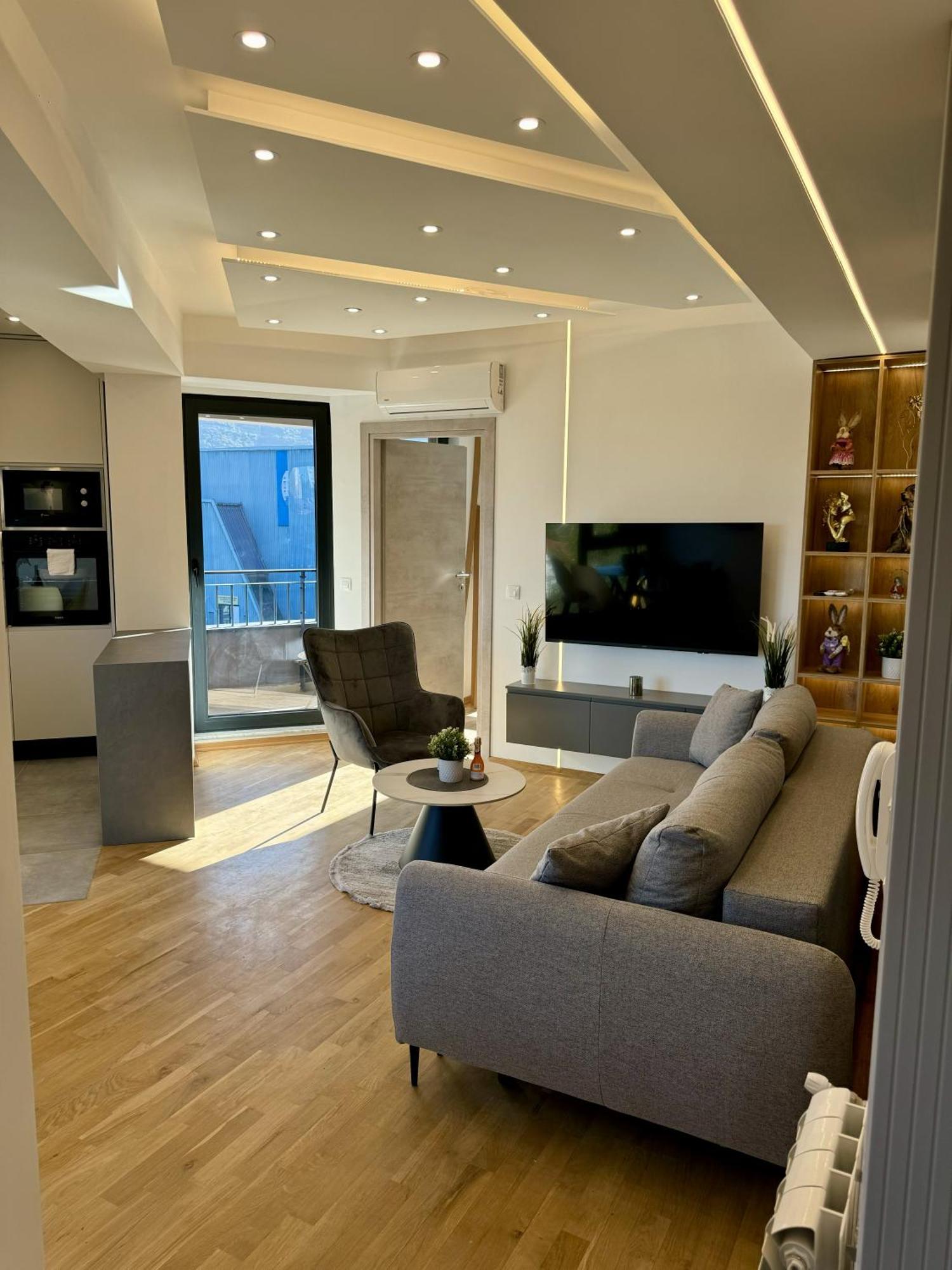 Maria Luxury Apartment Skopje Exteriör bild
