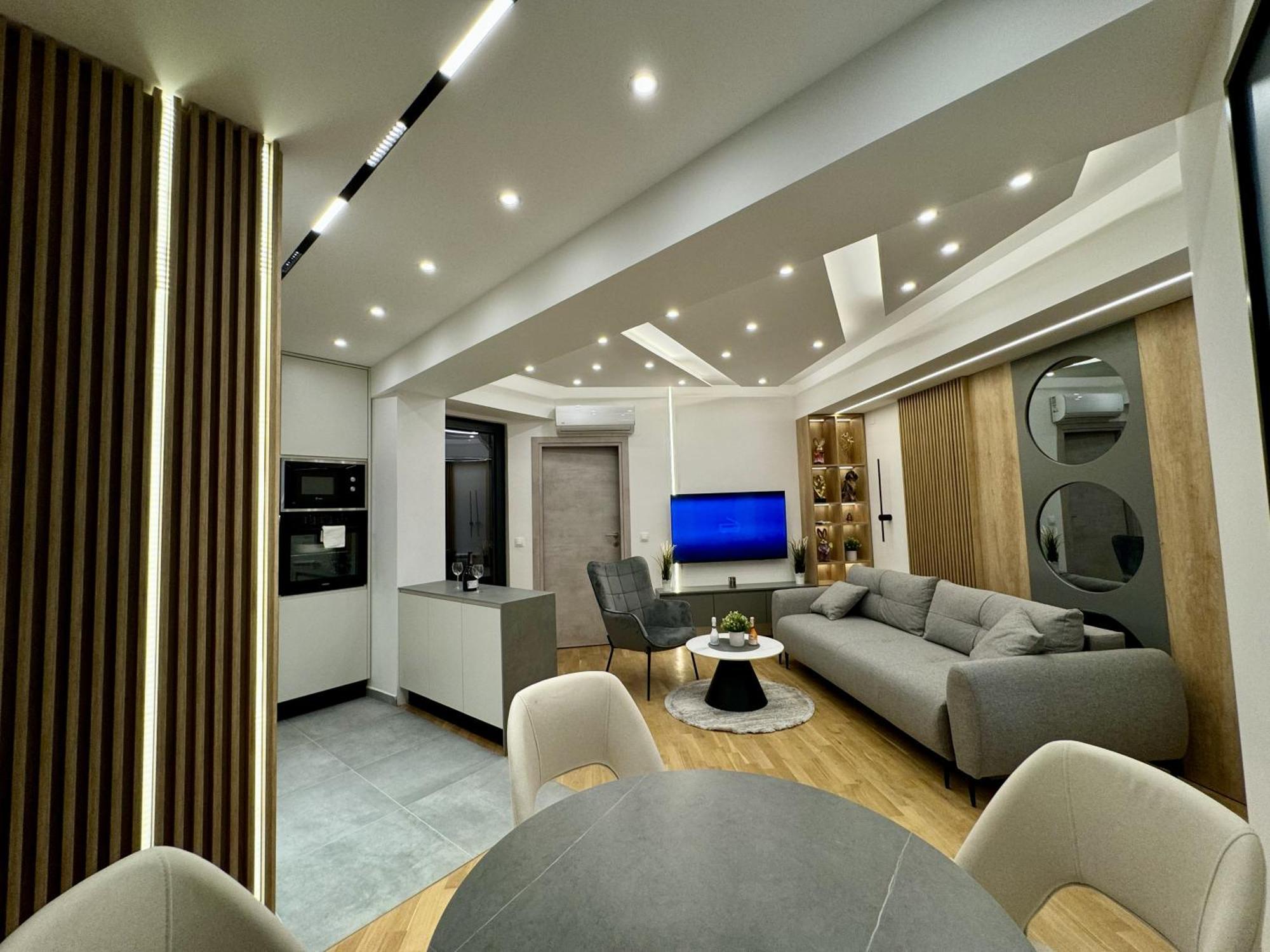 Maria Luxury Apartment Skopje Exteriör bild