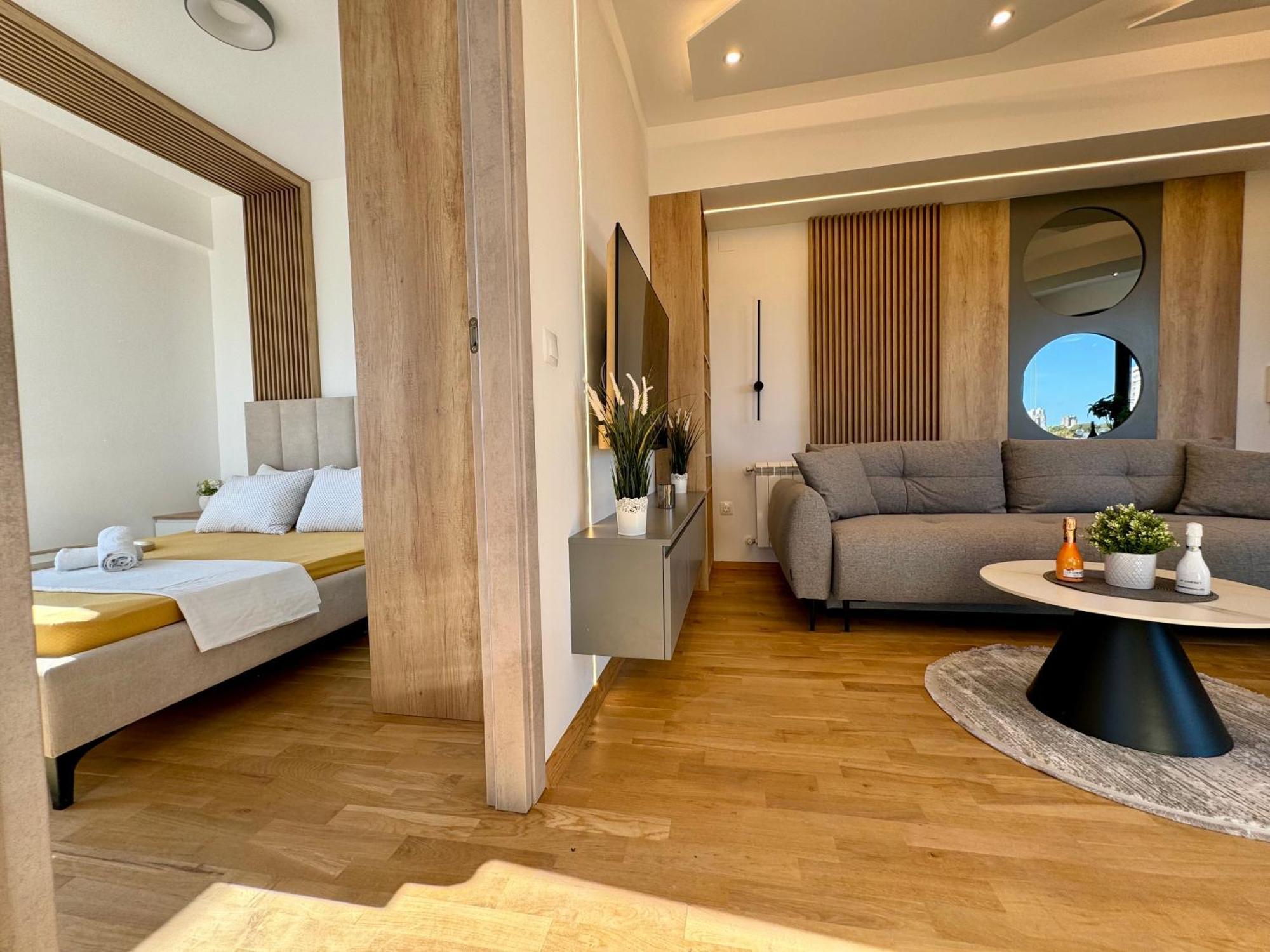 Maria Luxury Apartment Skopje Exteriör bild