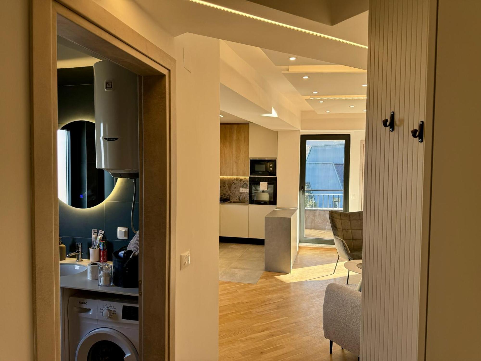 Maria Luxury Apartment Skopje Exteriör bild